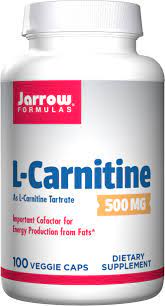 Jarrow Formulas, L карнитин 500, 500 мг, 100 вегетарианских капсул