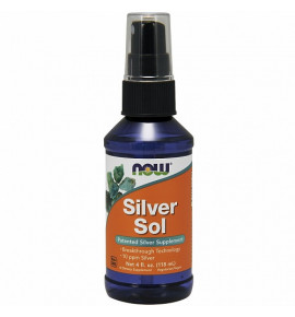 NOW foods Silver Sol, Коллоидное Серебро Спрей - 118 мл