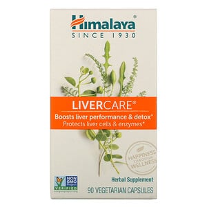  Himalaya, LiverCare, 90 вегетарианских капсул 