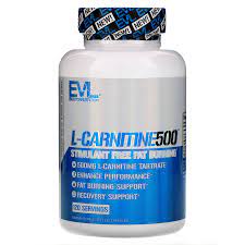 EVLution Nutrition, L CARNITINE500, 120 капсул L карнитин