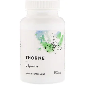 Thorne Research, L тирозин, 90 капсул