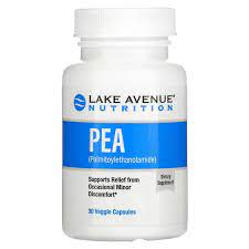 Lake Avenue Nutrition, ПЭА (пальмитоилэтаноламид), 30 вегетарианских капсул PEA