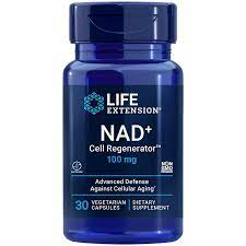Лайф Экстэншн, NAD + Cell Regenerator, никотинамид рибозид NIAGEN, 100 мг, 30 вегетарианских капсул 