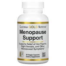 California Gold Nutrition, добавка для поддержки в период менопаузы, 90 растительных капсул