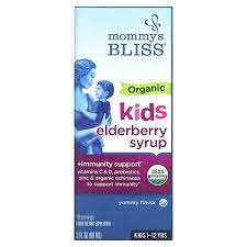 Mommys Bliss, Органический сироп бузина + повышение иммунитета, 3 жидких унции (90 мл)
