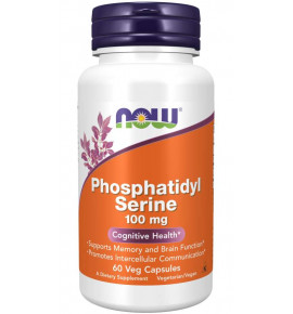 NOW Phosphatidyl Serine - Фосфатидилсерин 100мг 60кап