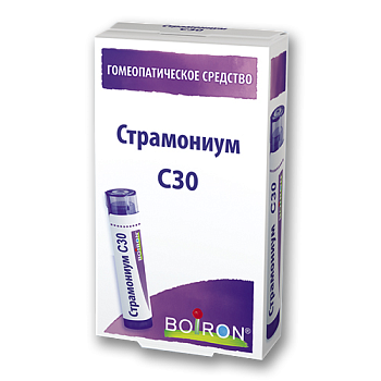 Boiron Буарон Страмониум C30, 4 г, гомеопатический монокомпонентный препарат растительного происхождения