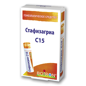 Boiron Буарон Стафизагриа C15, 4 г, гомеопатический монокомпонентный препарат растительного происхождения