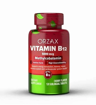 Orzax Орзакс B12 Метилкобаламин 5000 мкг