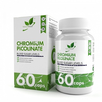 NaturalSupp Пиколинат хром / Chromium picolinate / 200мг 60 капс.
