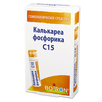 Boiron Буарон Калькареа фосфорика C15, 4 г, гомеопатический монокомпонентный препарат минерально-химич происхождения