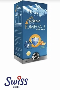 Swiss Bork Nordic Omega3 омега3 150ml 