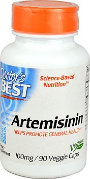 Doctors Best ДОКТОР БЭСТ, artemisinin артемизинин 100 мг, 90 вегетарианских капсул 