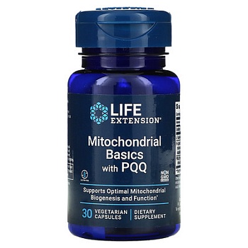 Life Extension, Mitochondrial Basics с PQQ, 30 капсул 