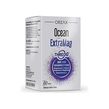 Orzax Орзакс Extramag Threog, 60 таблеток магний