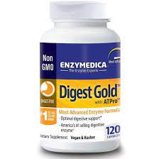 Enzymedica, Digest Gold с ATPro, добавка с пищеварительные ферменты, 120 капсул