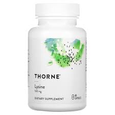 Thorne, L лизин, 500 мг 60 капсул