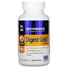 Enzymedica, Digest Gold с ATPro, 180 капсул пищеварительные ферменты