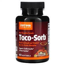 Jarrow Formulas, Toco-Sorb, смесь токотриенолов и витамин Е, 60 мягких таблеток
