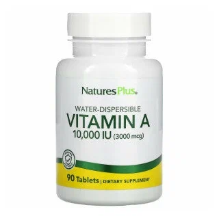 NaturesPlus, Витамин А, 10000 МЕ, 90 таблеток