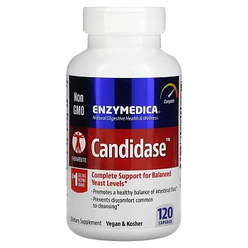 Enzymedica, Препарат Candidase, 120 капсул   Кандидаза 