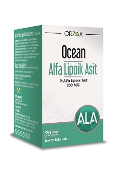 ORZAX Орзакс Ocean Альфа-липоевая кислота 200 мг 30 кап
