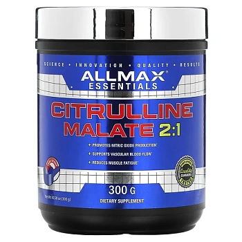 ALLMAX Nutrition, цитруллина малат, с нейтральным вкусом (300 г) 