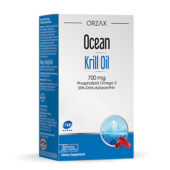 ORZAX Орзакс Ocean Krill oil 700 mg 30кап масло криля