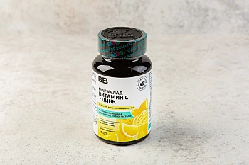 Витамин С + Цинк мармелад со вкусом лимонного мороженого 60 шт