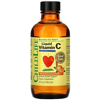 ChildLife, Essentials, витамин С в жидкой форме, натуральный апельсиновый вкус, 118,5 мл (4 жидк. унции)
