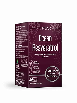 Orzax Орзакс Ocean Resveratrol Ресвератрол 30 кап.