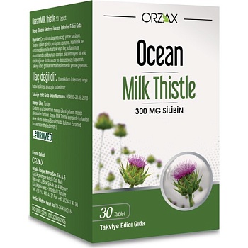 ORZAX Орзакс Расторопша океанская Ocean Milk Thistle 30 таблеток