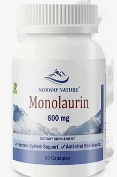 Norway Nature Монолаурин 600 мг / Monolaurin 600 mg 