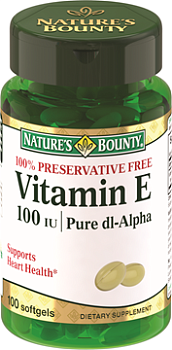 Natures Bounty Витамин Е 100 МЕ 100кап
