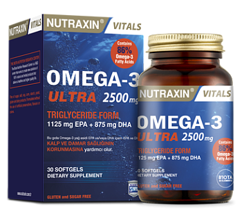 NUTRAXIN Omega - 3 Ultra 2500mg 30 tab Омега3