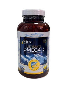 NORDIC BORK OMEGA-3 / Swiss Омега3 200 мягких капсул с лимонным вкусом