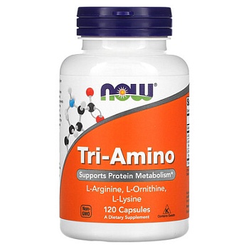 NOW Foods, Tri-Amino, 120 капсул Аминокислоты