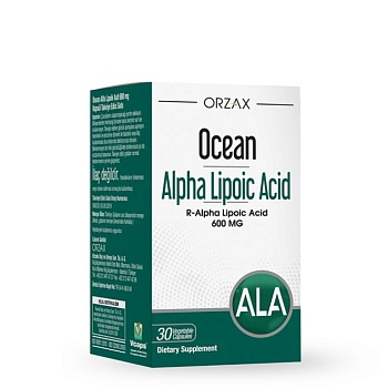 ORZAX Орзакс Ocean Альфа-липоевая кислота 600 мг 30 кап